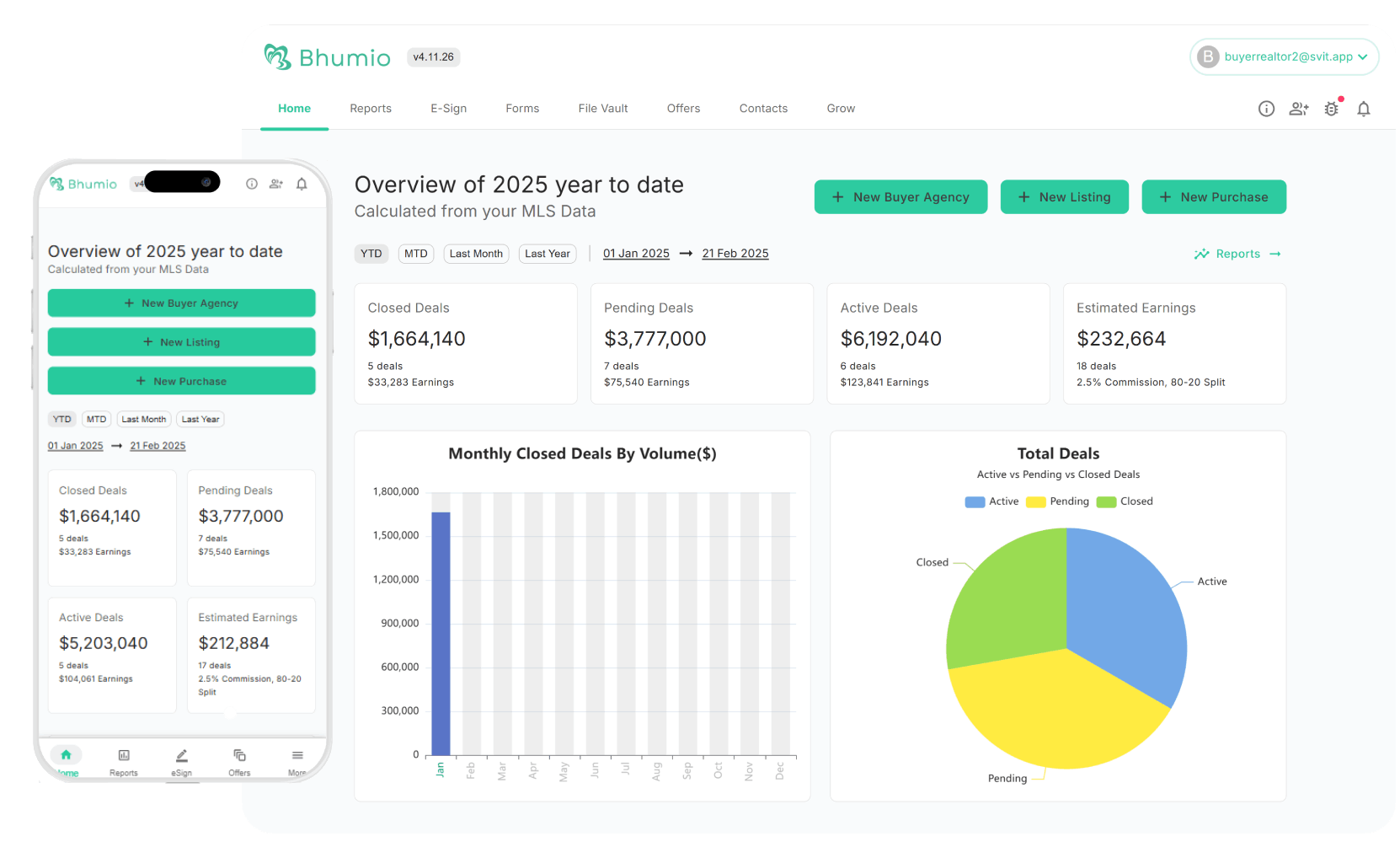Bhumio Platform Interface